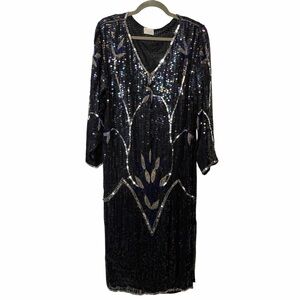 Vintage 1990s Gorgeous Sequin Beaded Dress 😍